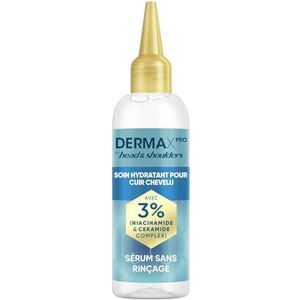 Head & Shoulders DermaXPro by Fuktgivande hudvård för hårbotten 145 ml med niacinamid och ceramidkomplex, torrt och slätt hårläder, sköljfritt serum med lätt känsla Head & Shoulders DermaXPro by Fuktgivande hudvård för hårbotten 145 ml med niacinamid och ceramidkomplex, torrt och slätt hårläder, sköljfritt serum med lätt känsla