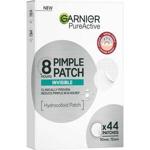 Garnier Hudklara 8H pimple lappar av hydrokolloid, mjukar upp finnar synlighet på 8 timmar, XXL-förpackning med 44 lappar Garnier Hudklara 8H pimple lappar av hydrokolloid, mjukar upp finnar synlighet på 8 timmar, XXL-förpackning med 44 lappar