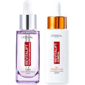L'Oreal Paris L'Oréal Paris Glans och återfuktande rutin set revitalift kliniskt färgat serum med C-vitamin + revitalift fyllmedel anti-rynk serum med hyaluronsyra 2 x 30 ml L'Oreal Paris L'Oréal Paris Glans och återfuktande rutin set revitalift kliniskt färgat serum med C-vitamin + revitalift fyllmedel anti-rynk serum med hyaluronsyra 2 x 30 ml