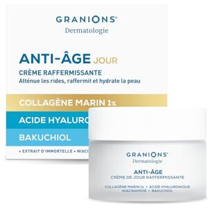 Granions Kräm ANTI RIDES dam dagkräm lugnande fuktgivande ansiktskräm anti-rynk action marin kollagen, hyaluronsyra, bakuchiol anti-rynk för kvinnor kollagen 50 ml Granions Kräm ANTI RIDES dam dagkräm lugnande fuktgivande ansiktskräm anti-rynk action marin kollagen, hyaluronsyra, bakuchiol anti-rynk för kvinnor kollagen 50 ml