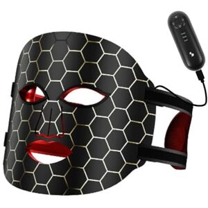 BEPER P302VIS100 7-färgad LED-ansiktsmask, ansiktsmask med 288 lysdioder, anti-aging ljusterapi, USB-C laddningsbar med fjärrkontroll, för alla hudtyper BEPER P302VIS100 7-färgad LED-ansiktsmask, ansiktsmask med 288 lysdioder, anti-aging ljusterapi, USB-C laddningsbar med fjärrkontroll, för alla hudtyper