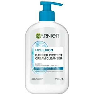 Garnier Hyaluron Barrier Protect Cream Cleanser: Mjuk ansiktsrengöring med hyaluronsyra, aloe vera & glycerin utan uttorkning – för en skyddad hudbarriär, lämplig för känslig hud Garnier Hyaluron Barrier Protect Cream Cleanser: Mjuk ansiktsrengöring med hyaluronsyra, aloe vera & glycerin utan uttorkning – för en skyddad hudbarriär, lämplig för känslig hud