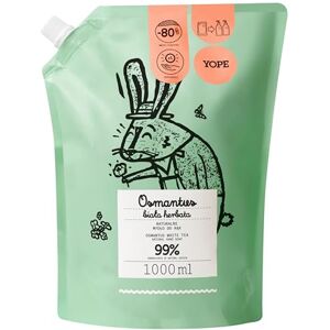 Yope Refill naturlig Osmant handtvål och vitt te känslig fuktgivande handrengöring naturlig, miljövänlig plastsparande formel 1 000 ml Yope Refill naturlig Osmant handtvål och vitt te känslig fuktgivande handrengöring naturlig, miljövänlig plastsparande formel 1 000 ml