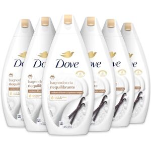 Dove Återbalanserande duschbad, Dermo-Naturlig Fuktgivande, Sheasmör och Vanilj, 1/4 Fuktgivande Kräm, Dermatologiskt Testad, Duschkräm Män och Kvinnor, 100% Återvunnen Flaska x 6 st x 450 ml Dove Återbalanserande duschbad, Dermo-Naturlig Fuktgivande, Sheasmör och Vanilj, 1/4 Fuktgivande Kräm, Dermatologiskt Testad, Duschkräm Män och Kvinnor, 100% Återvunnen Flaska x 6 st x 450 ml