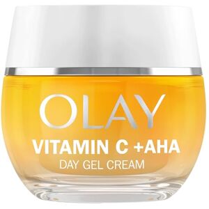 Olay Gel-ansiktskräm C-vitamin, vård med AHA, 99% ren niacinamid och E-vitamin, strålvård: fläckfri, jämn, återfuktar, fettfri, icke-klibbig, 50 ml Olay Gel-ansiktskräm C-vitamin, vård med AHA, 99% ren niacinamid och E-vitamin, strålvård: fläckfri, jämn, återfuktar, fettfri, icke-klibbig, 50 ml
