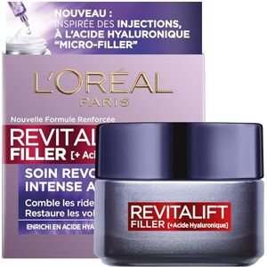 L'Oreal Paris l'Oréal Paris Revitalift fyllmedel vård anti-åldrande dag revolumisant progressiv hyaluronsyra 50 ml L'Oreal Paris l'Oréal Paris Revitalift fyllmedel vård anti-åldrande dag revolumisant progressiv hyaluronsyra 50 ml