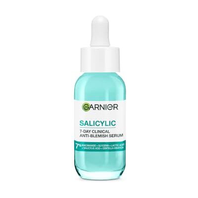 Garnier Pure Active Salicylic Anti-Imperfektions Serum Minskar föroreningar synliga i 7 dagar* Niacinamid + glycerin + mjölksyra + salicylsyra + centella asiatica – 30 ml Garnier Pure Active Salicylic Anti-Imperfektions Serum Minskar föroreningar synliga i 7 dagar* Niacinamid + glycerin + mjölksyra + salicylsyra + centella asiatica – 30 ml
