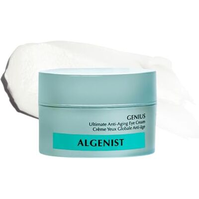 ALGENIST Genius Ultimate Anti-Aging ögonkräm – vegansk, uppstramande ögonkräm mot rynkor och mörka ringar med mikroalgolja och kollagen – icke-komedogen och allergivänlig ansiktsvård (15 ml) ALGENIST Genius Ultimate Anti-Aging ögonkräm – vegansk, uppstramande ögonkräm mot rynkor och mörka ringar med mikroalgolja och kollagen – icke-komedogen och allergivänlig ansiktsvård (15 ml)