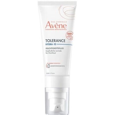 Avene TOLERANCE HYDRA-10 fuktgivande vätska 100% naturlig 40 ml Avene TOLERANCE HYDRA-10 fuktgivande vätska 100% naturlig 40 ml