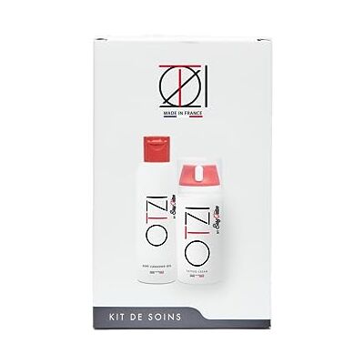 Easy Tattoo OTZI by EASYTATTOO Care Kit, 100 ml (rengöringsgel 125 ml & tatueringskräm 100 ml) Easy Tattoo OTZI by EASYTATTOO Care Kit, 100 ml (rengöringsgel 125 ml & tatueringskräm 100 ml)
