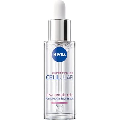 NIVEA Cellular Expert Filler dämpande hyaluronserum, lätt och snabbt absorberande serum med ren hyaluron, ansiktsvård för släta rynkor (30 ml) NIVEA Cellular Expert Filler dämpande hyaluronserum, lätt och snabbt absorberande serum med ren hyaluron, ansiktsvård för släta rynkor (30 ml)