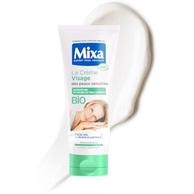 Mixa Fuktgivande skyddande ansiktsvård antioxidant och balans grönt och druvte certifierat ekologiskt normal till blandad känslig hud 100 ml Mixa Fuktgivande skyddande ansiktsvård antioxidant och balans grönt och druvte certifierat ekologiskt normal till blandad känslig hud 100 ml