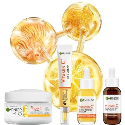 GARNIER Max Glow Booster Set - Hudvårdsset med C-vitamin GARNIER Max Glow Booster Set - Hudvårdsset med C-vitamin