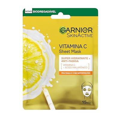 Garnier Skinactive Vitamina C Tissue Mask 1 U Hälsa Och Personlig Vård Fuktgivande ansiktsformel med C-vitamin och hyaluronsyra, för tråkig och icke-jämn hud Garnier Skinactive Vitamina C Tissue Mask 1 U Hälsa Och Personlig Vård Fuktgivande ansiktsformel med C-vitamin och hyaluronsyra, för tråkig och icke-jämn hud