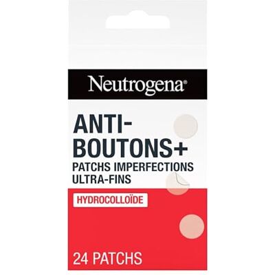 Neutrogena Ultrafina lappar med anti-knappar + (låda med 24 lappar) Ansiktsvård med hydrokolloid för att synligt minska brister utvecklad tillsammans med dermatologer Neutrogena Ultrafina lappar med anti-knappar + (låda med 24 lappar) Ansiktsvård med hydrokolloid för att synligt minska brister utvecklad tillsammans med dermatologer
