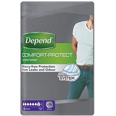 Depend Underkläder absorberande absorption normal storlek L/XL män – 54 stycken Depend Underkläder absorberande absorption normal storlek L/XL män – 54 stycken