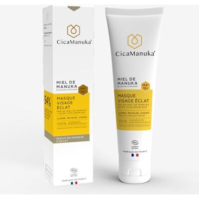 CICAMANUKA Glänsande ansiktsmask 50% Manuka honung IAA10+ och hyaluronsyra Lyser, vitaliserar, återfuktar vård för hud med brist på glans lämplig för känslig hud tub 100 ml CICAMANUKA Glänsande ansiktsmask 50% Manuka honung IAA10+ och hyaluronsyra Lyser, vitaliserar, återfuktar vård för hud med brist på glans lämplig för känslig hud tub 100 ml