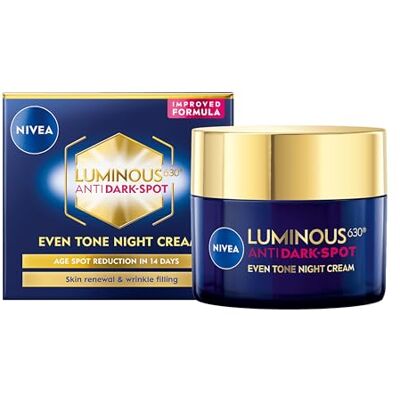 NIVEA LUMINOUS 630 Nattkräm - Anti-fläckar, Fuktighetsgivande NIVEA LUMINOUS 630 Nattkräm - Anti-fläckar, Fuktighetsgivande