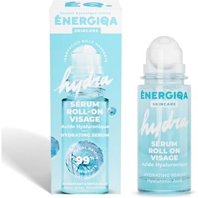 ENERGIQA Fuktgivande ansiktsserum med hyaluronsyra Roll On-format återfuktande, avstötande och lyftande vård 99% av naturligt ursprung innovation massageboll 30 ml ENERGIQA Fuktgivande ansiktsserum med hyaluronsyra Roll On-format återfuktande, avstötande och lyftande vård 99% av naturligt ursprung innovation massageboll 30 ml