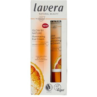 Lavera Glow by Nature Illuminating Eye Cream minskar mörka ringar och svullnad under ögonen fuktgivande Q10 naturlig vegan naturkosmetik 15 ml Lavera Glow by Nature Illuminating Eye Cream minskar mörka ringar och svullnad under ögonen fuktgivande Q10 naturlig vegan naturkosmetik 15 ml