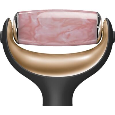 GESKE Rose Quartz Head för SmartAppGuided™ MicroNeedle Face & Body Roller 9 i 1 Derma Roller Microneedling-tillbehör för anti-aging-detox Hudförnyelse med naturlig lyster GESKE Rose Quartz Head för SmartAppGuided™ MicroNeedle Face & Body Roller 9 i 1 Derma Roller Microneedling-tillbehör för anti-aging-detox Hudförnyelse med naturlig lyster