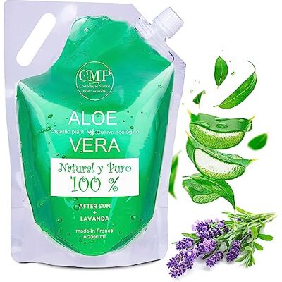 bleu & marine Bretania Aftersolgel, aloe vera och lavendel, intensiv kylande effekt, återfuktande och lugnande, anti-aging, djupreparation, 2 000 ml bleu & marine Bretania Aftersolgel, aloe vera och lavendel, intensiv kylande effekt, återfuktande och lugnande, anti-aging, djupreparation, 2 000 ml