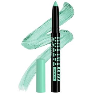 MAYBELLINE New York ögonskuggspenna, allt-i-ett ögonblick, primer och ögonskuggspenna, långvarig och krämig färg, färg tatuering ögonstix