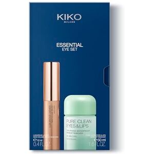 Kiko Milano Essential Öga Ställ in Make-up Ställ in: 1 Lash-Omforma Mascara och 1 Mini Två-Fas Makeup Remover, svart Kiko Milano Essential Öga Ställ in Make-up Ställ in: 1 Lash-Omforma Mascara och 1 Mini Två-Fas Makeup Remover, svart