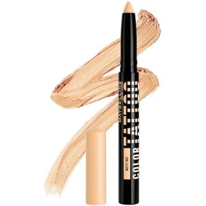 MAYBELLINE New York Ögonskuggspenna Allt-i-Ett Eyeliner, Primer Och Ögonskuggspenna, Långvarig Och Krämig, Tatuering Ögonstix, Färg: I Am Confident