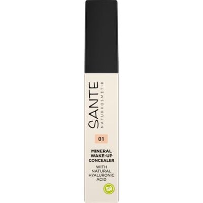 Sante Naturkosmetik Mineral Wake up Concealer 01 Neutral Ivory, täcker skugga och fläckar, lämplig för konturering, vegan, 8 ml Sante Naturkosmetik Mineral Wake up Concealer 01 Neutral Ivory, täcker skugga och fläckar, lämplig för konturering, vegan, 8 ml