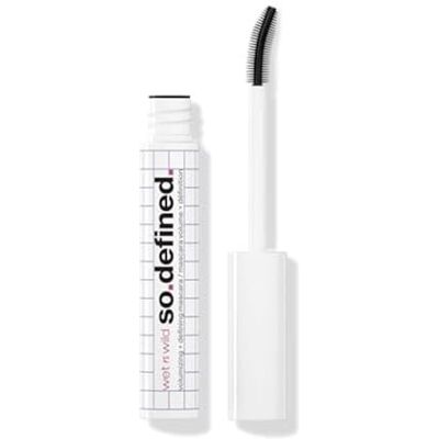 Wet n Wild So Defined Volymgivande + Definierande Mascara, en Berikad Formula med Ricinolja för Fylligare och Tjockare Frans, Svart Mascara som inte Klumpar Wet n Wild So Defined Volymgivande + Definierande Mascara, en Berikad Formula med Ricinolja för Fylligare och Tjockare Frans, Svart Mascara som inte Klumpar