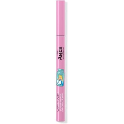 Wet n Wild Alice in Wonderland Eyeliner flytande med hög precision flexibel borste, halvtransparent och byggbar, Fin Purpurin finish för ett ljust utseende, Silly Nonsense ton Wet n Wild Alice in Wonderland Eyeliner flytande med hög precision flexibel borste, halvtransparent och byggbar, Fin Purpurin finish för ett ljust utseende, Silly Nonsense ton