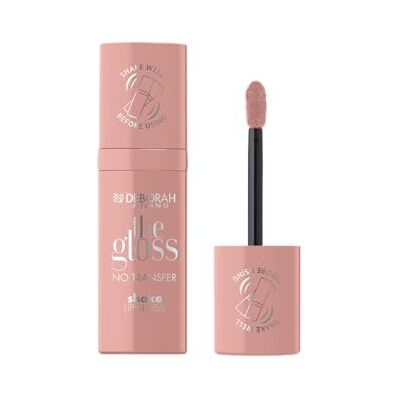 DEBORAH Milano – The Gloss, läppglans, ingen överföring, N.01 Nude Look, läppglans med lätt täckning och hög glans, 4 ml DEBORAH Milano – The Gloss, läppglans, ingen överföring, N.01 Nude Look, läppglans med lätt täckning och hög glans, 4 ml