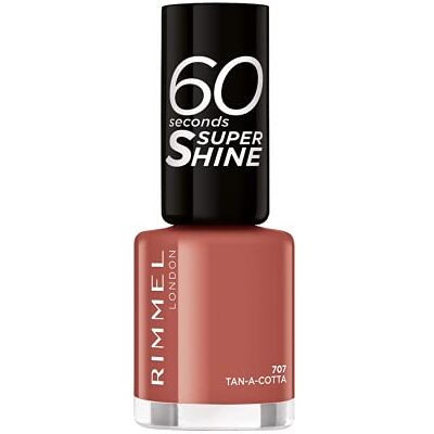 Rimmel London 6 Seconds Super Shine 7 7 Tan-A-Cotta, 8 ml (.25 fl.oz) Rimmel London 6 Seconds Super Shine 7 7 Tan-A-Cotta, 8 ml (.25 fl.oz)