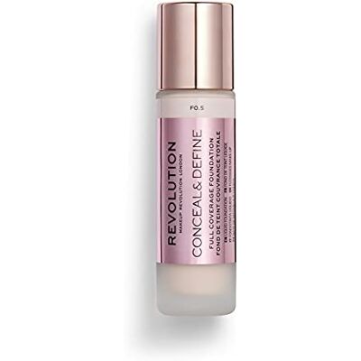 Makeup Revolution Conceal & Define Foundation - Full täckning - 50 nyanser Makeup Revolution Conceal & Define Foundation - Full täckning - 50 nyanser