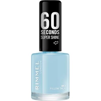 Rimmel London 60 Seconds Super Shine 853 Pillow Talk, 8 ml (0.25 fl.oz) Rimmel London 60 Seconds Super Shine 853 Pillow Talk, 8 ml (0.25 fl.oz)