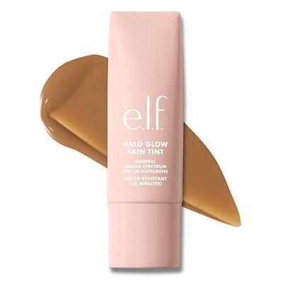 e.l.f. Halo Glow Skin Tint SPF 50 – Färgglad fuktkräm med lätt och flexibelt skydd skapar en naturlig glöd, vegansk och djurfri produkt 10 Tan Neutral e.l.f. Halo Glow Skin Tint SPF 50 – Färgglad fuktkräm med lätt och flexibelt skydd skapar en naturlig glöd, vegansk och djurfri produkt 10 Tan Neutral