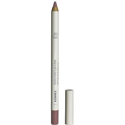 Korres Solid Color Lip Liner Neutral Mauve 01, läppkonturpenna för konturering och fyllning, intensiv färg, silikon och parabenfri, 1,2 g Korres Solid Color Lip Liner Neutral Mauve 01, läppkonturpenna för konturering och fyllning, intensiv färg, silikon och parabenfri, 1,2 g