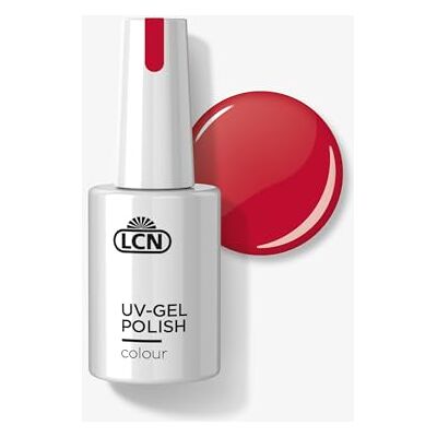 LCN UV-nagellack Poppy Red– täckande och långvarig shellac – mild blötläggning – vegan, djurförsöksfri och HEMA-fri – 10 ml LCN UV-nagellack Poppy Red– täckande och långvarig shellac – mild blötläggning – vegan, djurförsöksfri och HEMA-fri – 10 ml
