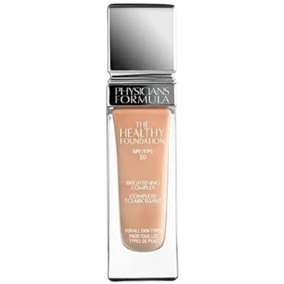 Physicians Formula The Healthy Foundation SPF 20, Långtidsverkande Lätt Flytande Foundation med Satinfinish, Berikad med Hyaluronsyra och Vitaminer för en Felfri och Hälsosam Täckning, i Nyansen LC1 Physicians Formula The Healthy Foundation SPF 20, Långtidsverkande Lätt Flytande Foundation med Satinfinish, Berikad med Hyaluronsyra och Vitaminer för en Felfri och Hälsosam Täckning, i Nyansen LC1