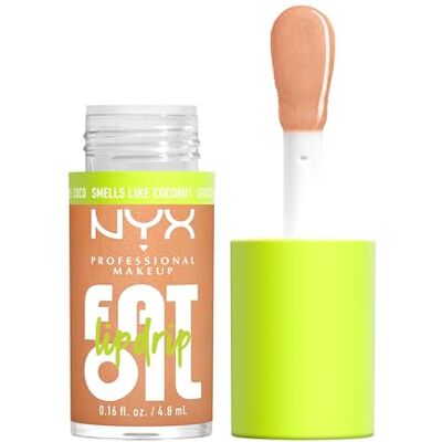 NYX Professional Makeup Glans läppolja fett olja läppdroppe, hög glans, icke-klibbig finish, 12 H-återfuktning, extra stor applikator, skvalanolja, björnbär och hallon, cutie cutie NYX Professional Makeup Glans läppolja fett olja läppdroppe, hög glans, icke-klibbig finish, 12 H-återfuktning, extra stor applikator, skvalanolja, björnbär och hallon, cutie cutie