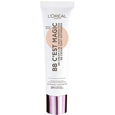 L'Oreal Paris LOréal Paris BB Cest Magic Remedy, Blemish Balm Cream (BB Cream) för en naturlig hy, fuktgivande, 30 ml (förpackning med 3) L'Oreal Paris LOréal Paris BB Cest Magic Remedy, Blemish Balm Cream (BB Cream) för en naturlig hy, fuktgivande, 30 ml (förpackning med 3)