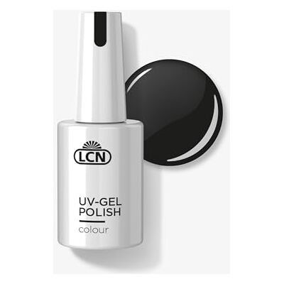 LCN UV-nagellack Jet Black – täckande och långvarig shellac – mild blötläggning – vegansk, djurförsöksfri och HEMA-fri – 10 ml LCN UV-nagellack Jet Black – täckande och långvarig shellac – mild blötläggning – vegansk, djurförsöksfri och HEMA-fri – 10 ml