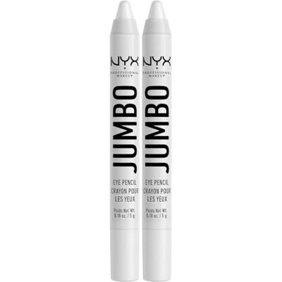 NYX Professional Makeup Jumbo ögonpenna penna för spektakulära och färgglada utseende, kan användas som eyeliner eller ögonskugga, lätt att tona och långvarig formel, tvåpack NYX Professional Makeup Jumbo ögonpenna penna för spektakulära och färgglada utseende, kan användas som eyeliner eller ögonskugga, lätt att tona och långvarig formel, tvåpack