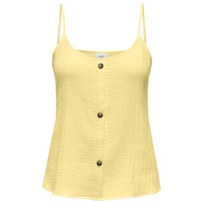 JDY theis Life Singlet WVN dia, Blekgul (Pale Banana), XL JDY theis Life Singlet WVN dia, Blekgul (Pale Banana), XL