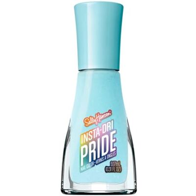 Sally Hansen Insta-Dri X Pride blå nagellack utan ursäkt, snabbtorkande, långvarig, randig glans, blå, 112 gånger den lilla flickan Sally Hansen Insta-Dri X Pride blå nagellack utan ursäkt, snabbtorkande, långvarig, randig glans, blå, 112 gånger den lilla flickan