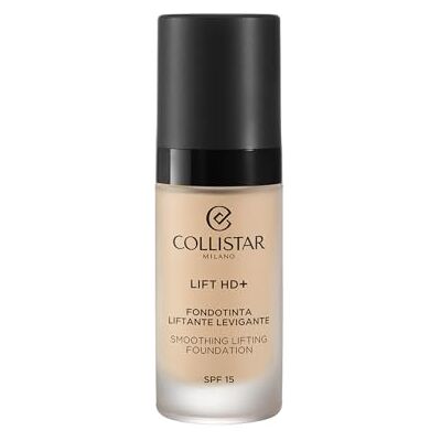Collistar Lift HD+ Utjämningsmedel SPF15 med omedelbar lyfteffekt, frostat glänsande finish, modulerbar medium täckning, vattenbeständig, ingen överföring, nr 2N, 30 ml Collistar Lift HD+ Utjämningsmedel SPF15 med omedelbar lyfteffekt, frostat glänsande finish, modulerbar medium täckning, vattenbeständig, ingen överföring, nr 2N, 30 ml