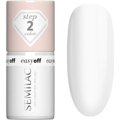 Semilac EASY OFF LED LIGHT nagellack L01 kokosmjölk 7 ml – mjölkvit, ren nageleffekt, håller upp till 12 dagar, lätt att ta bort utan filer Semilac EASY OFF LED LIGHT nagellack L01 kokosmjölk 7 ml – mjölkvit, ren nageleffekt, håller upp till 12 dagar, lätt att ta bort utan filer