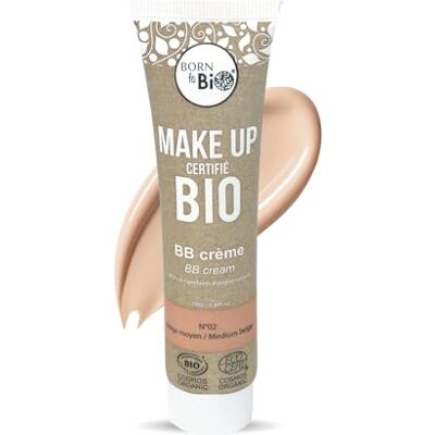 BORN TO BIO BB Cream Orgánica Nº2 medium beige 25 ml BORN TO BIO BB Cream Orgánica Nº2 medium beige 25 ml