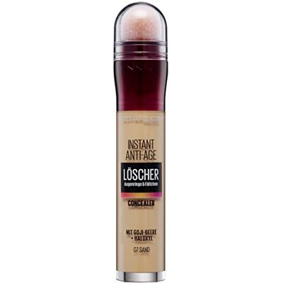 MAYBELLINE New York Instant Anti-Age Concealer, 6,8 ml, 07 Sand MAYBELLINE New York Instant Anti-Age Concealer, 6,8 ml, 07 Sand